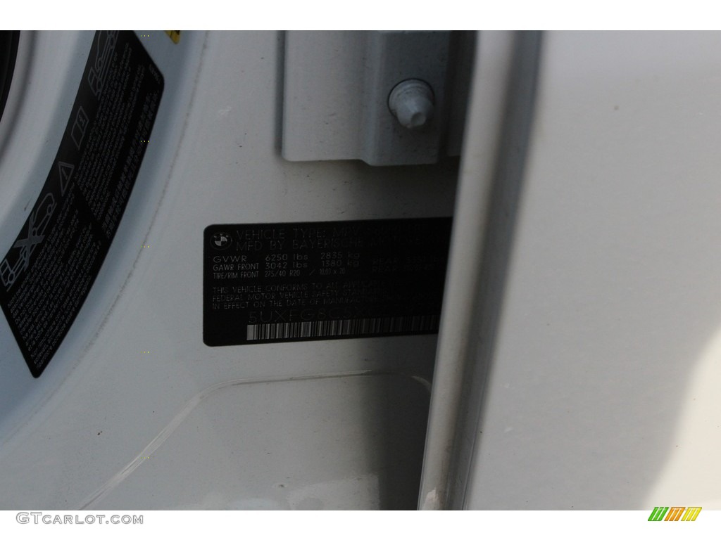 2012 X6 xDrive50i - Alpine White / Black photo #29