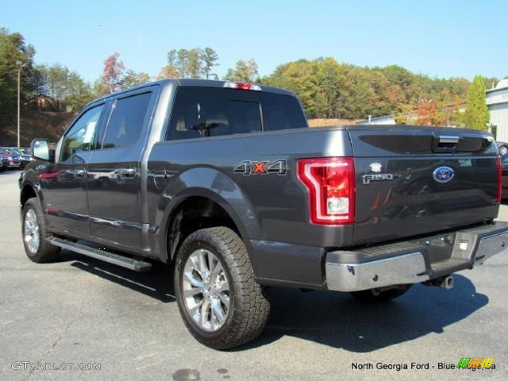 2016 F150 XLT SuperCrew 4x4 - Magnetic / Medium Earth Gray photo #3