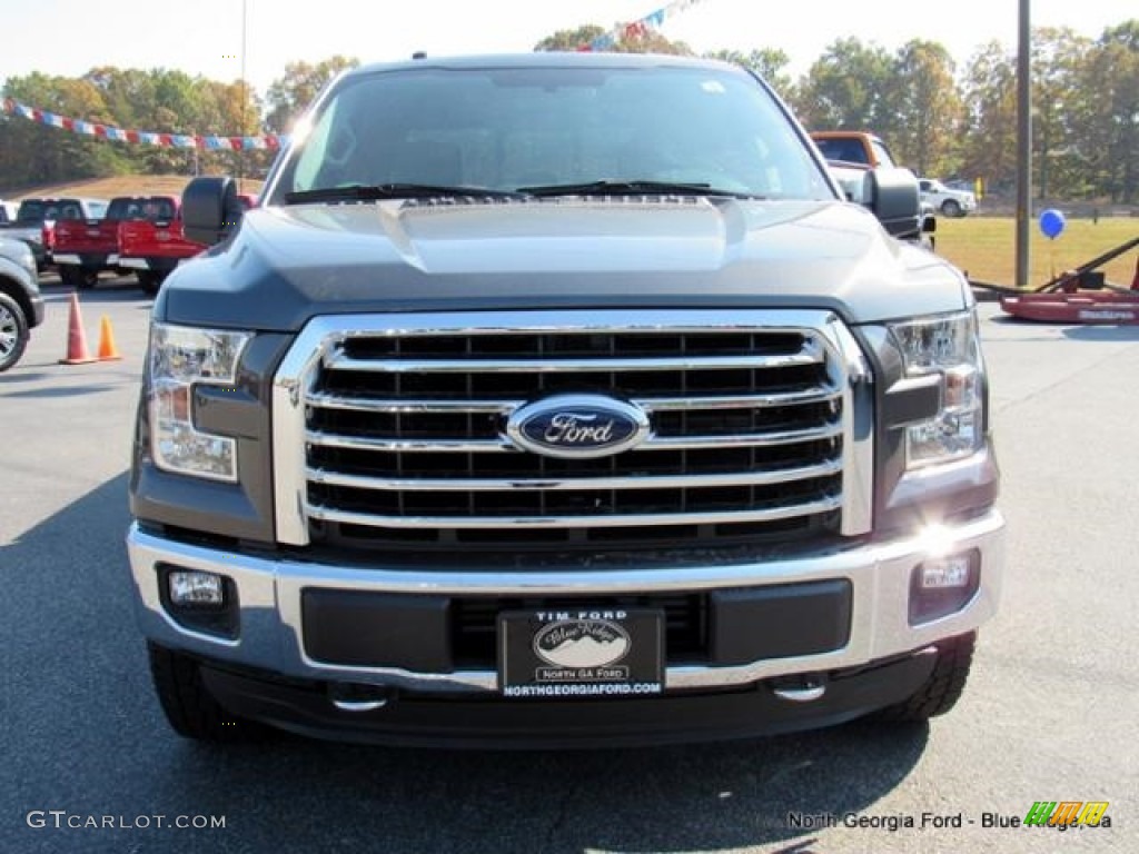 2016 F150 XLT SuperCrew 4x4 - Magnetic / Medium Earth Gray photo #8