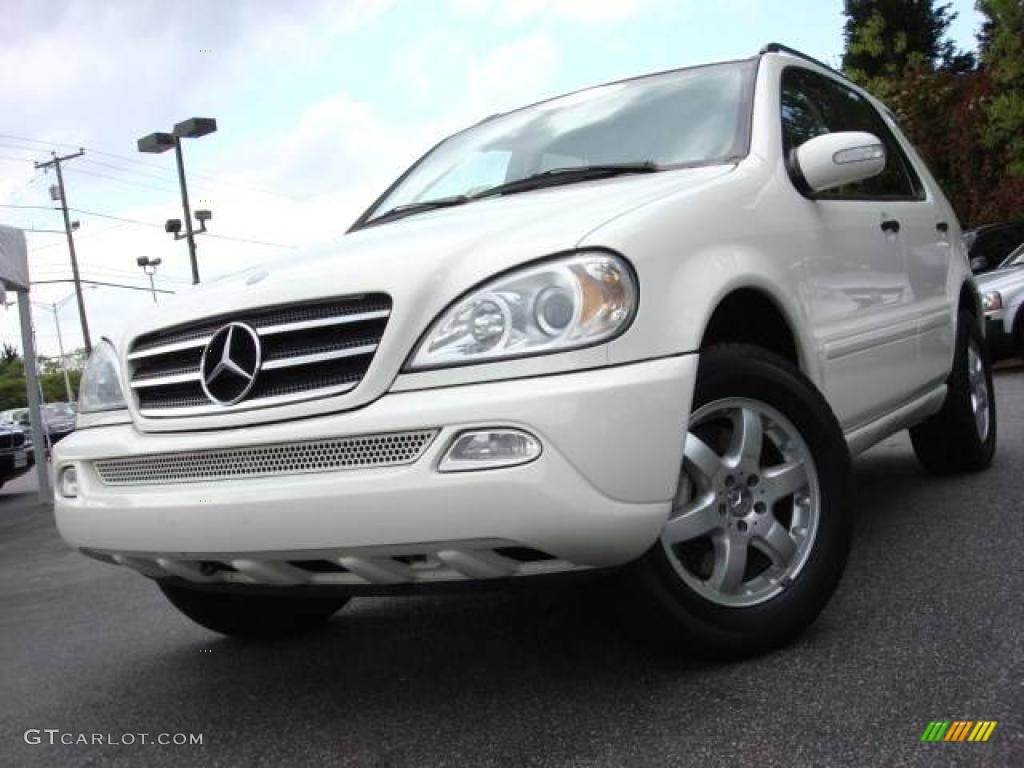 2004 ML 500 4Matic - Alabaster White / Java Beige photo #1