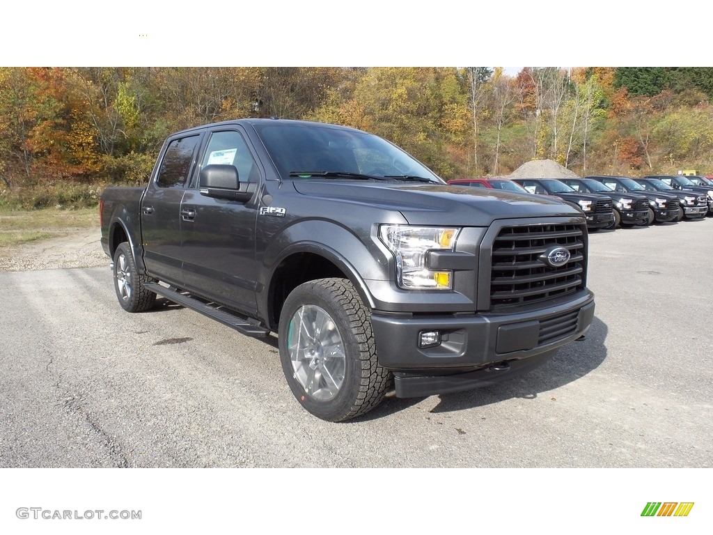 2017 F150 XLT SuperCrew 4x4 - Magnetic / Black photo #4