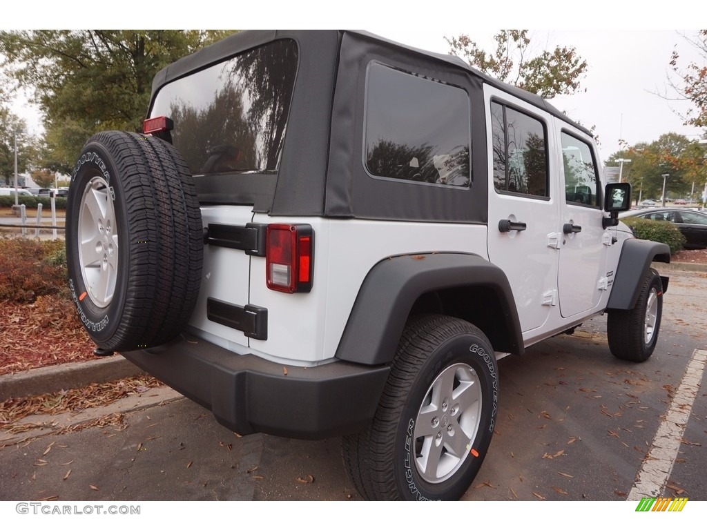 2017 Wrangler Unlimited Sport 4x4 - Bright White / Black photo #3