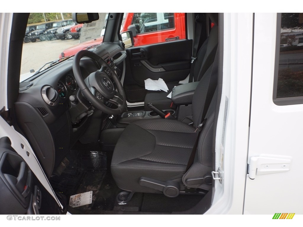 2017 Wrangler Unlimited Sport 4x4 - Bright White / Black photo #8