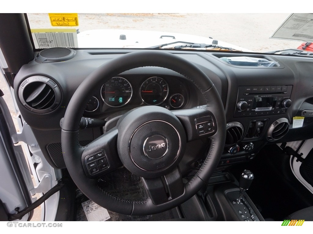 2017 Wrangler Unlimited Sport 4x4 - Bright White / Black photo #9