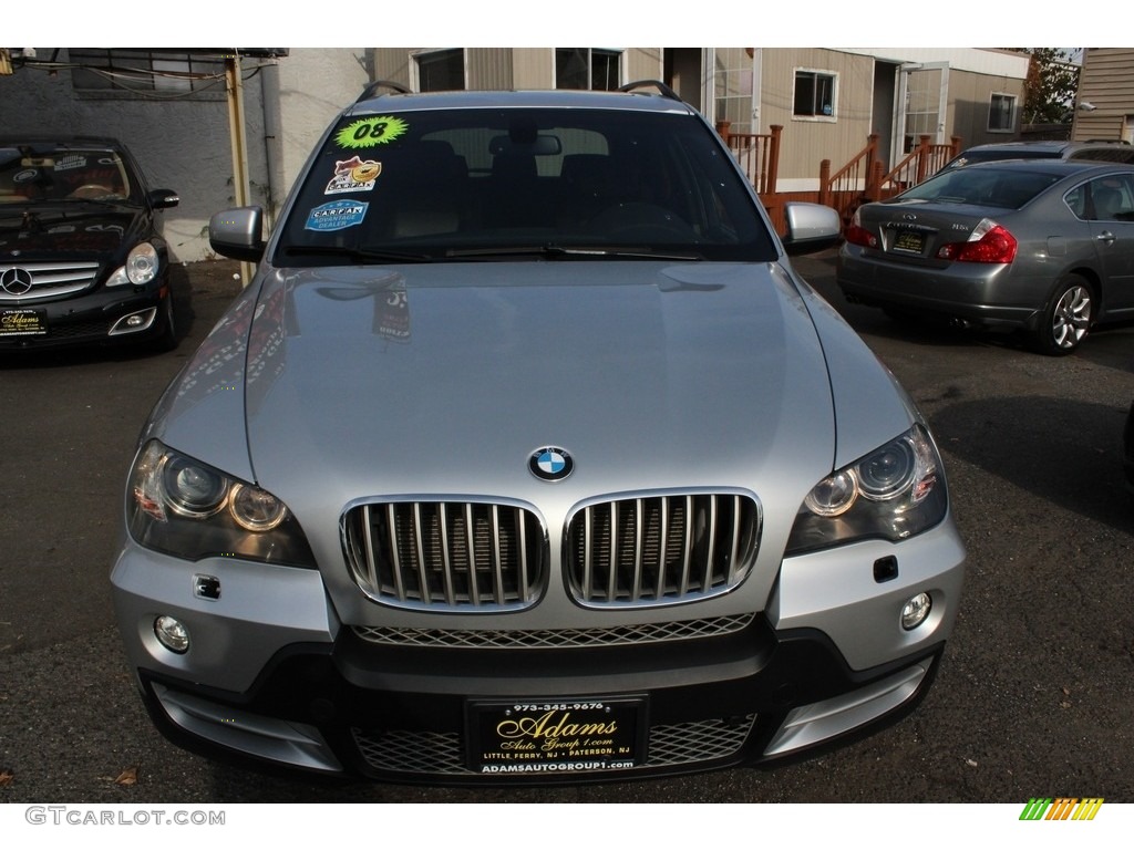 2008 X5 4.8i - Platinum Bronze Metallic / Black photo #2