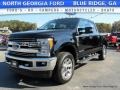 Shadow Black - F250 Super Duty Lariat Crew Cab 4x4 Photo No. 1