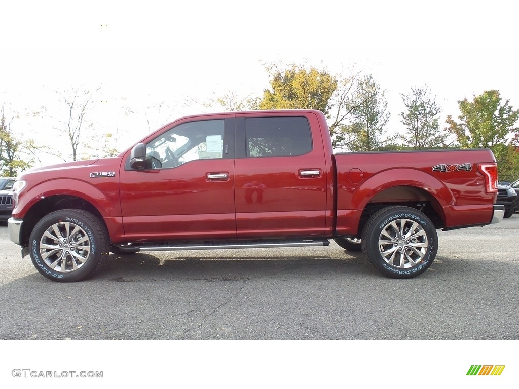 Ruby Red 2017 Ford F150 XLT SuperCrew 4x4 Exterior Photo #116777428