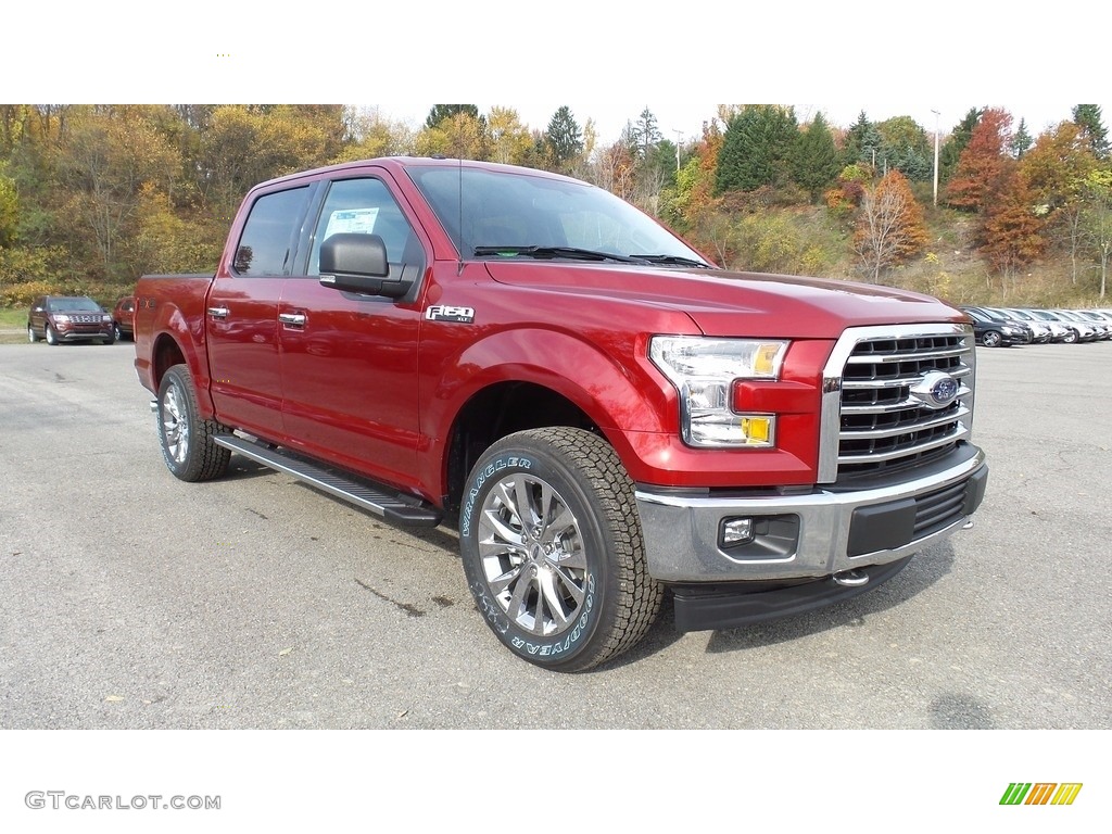 Ruby Red 2017 Ford F150 XLT SuperCrew 4x4 Exterior Photo #116777491