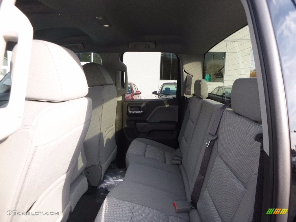 Dark Ash/Jet Black Interior 2017 Chevrolet Silverado 1500 Custom Double Cab 4x4 Photo #116778610