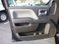 Dark Ash/Jet Black 2017 Chevrolet Silverado 1500 Custom Double Cab 4x4 Door Panel