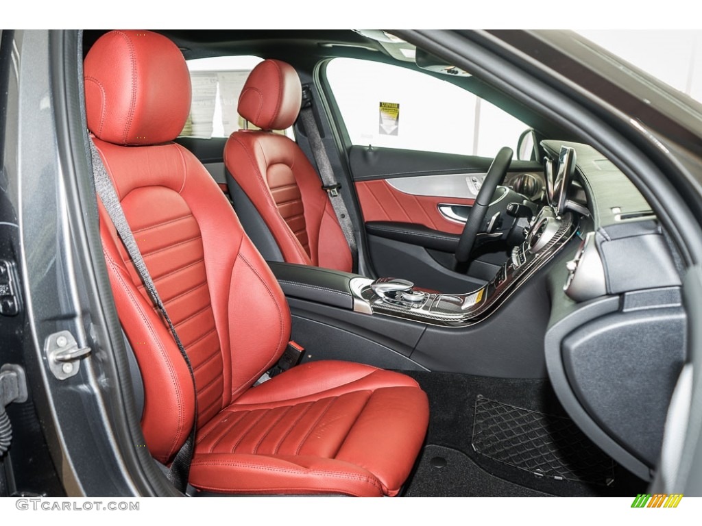 Cranberry Red Black Interior 2017 Mercedes Benz C 43 Amg