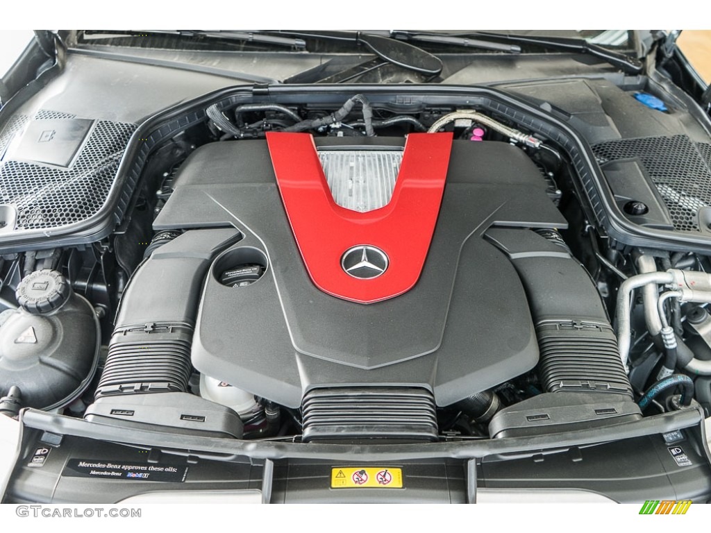 2017 C 43 AMG 4Matic Sedan - Selenite Grey Metallic / Cranberry Red/Black photo #9