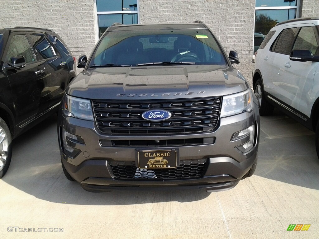 2017 Explorer Sport 4WD - Magnetic / Ebony Black photo #2