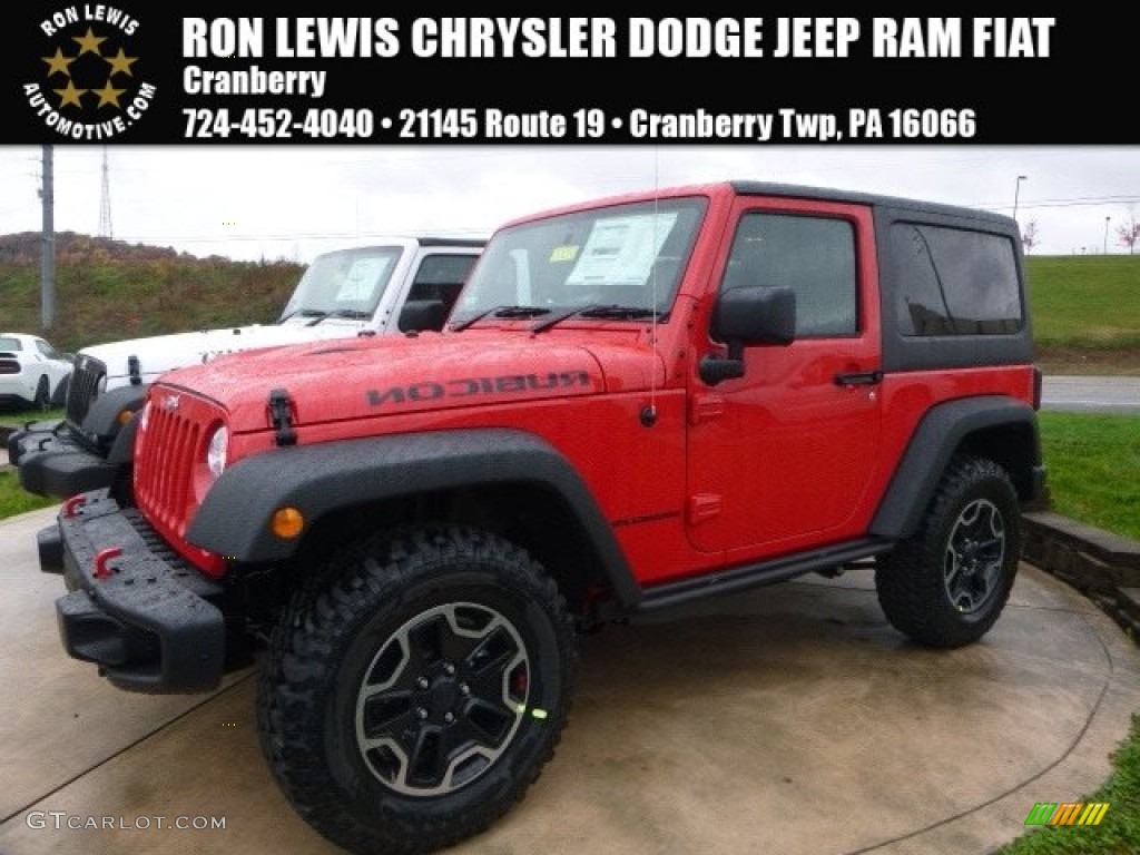 Firecracker Red Jeep Wrangler