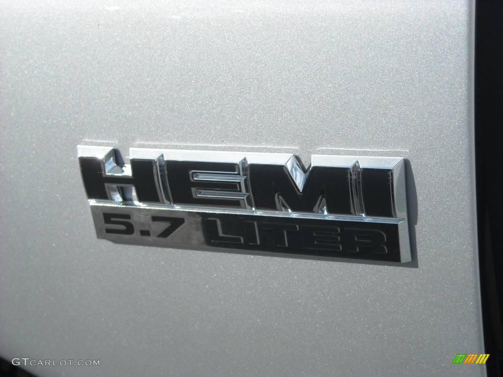 2008 Ram 1500 SLT Regular Cab 4x4 - Bright Silver Metallic / Medium Slate Gray photo #14