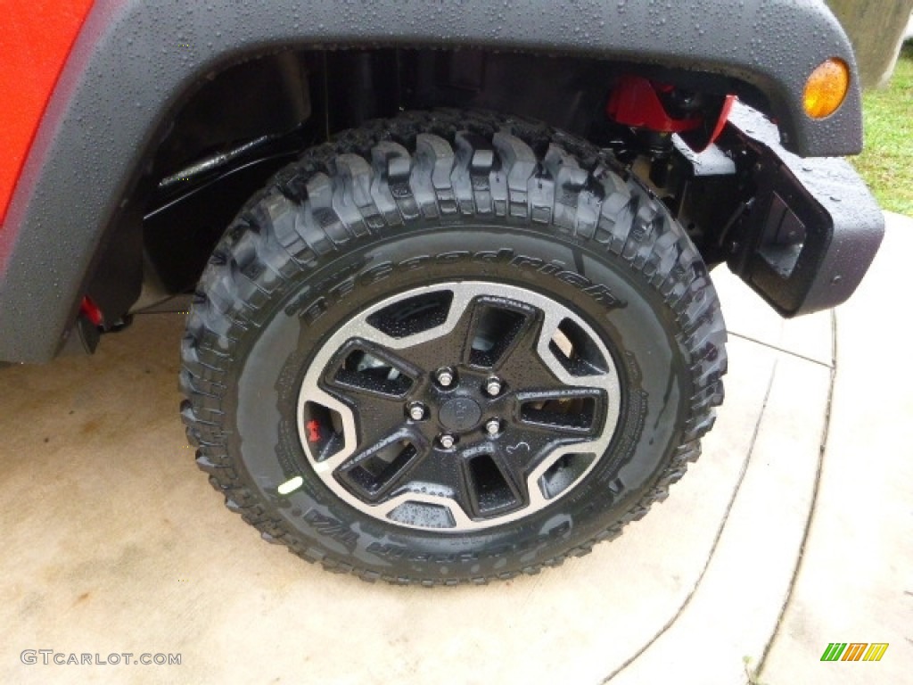 2017 Wrangler Rubicon 4x4 - Firecracker Red / Black photo #3