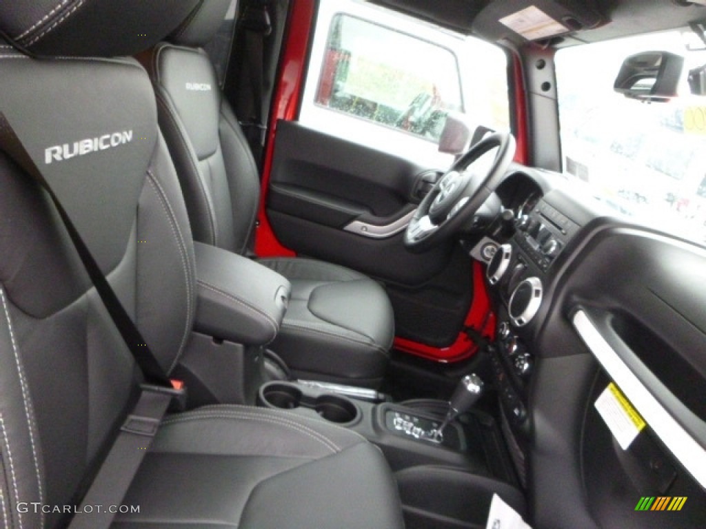 2017 Wrangler Rubicon 4x4 - Firecracker Red / Black photo #5