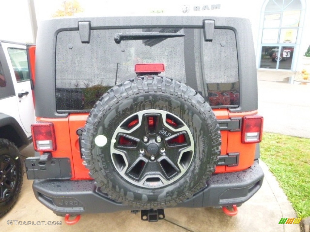 2017 Wrangler Rubicon 4x4 - Firecracker Red / Black photo #10