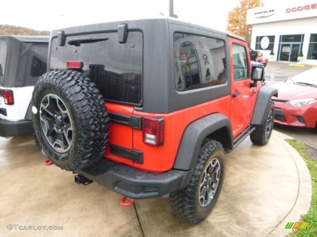 2017 Wrangler Rubicon 4x4 - Firecracker Red / Black photo #11
