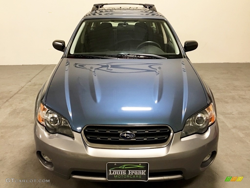 2005 Outback 2.5i Wagon - Atlantic Blue Pearl / Off Black photo #7