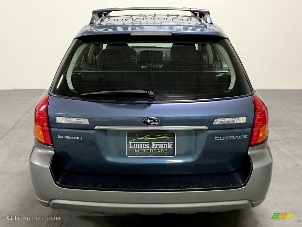 2005 Outback 2.5i Wagon - Atlantic Blue Pearl / Off Black photo #8
