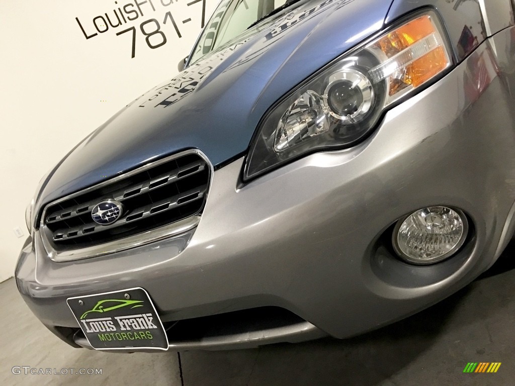 2005 Outback 2.5i Wagon - Atlantic Blue Pearl / Off Black photo #17