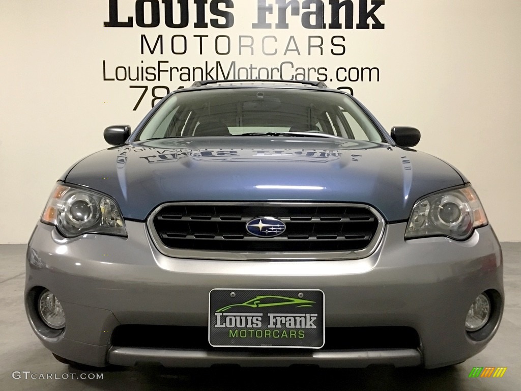 2005 Outback 2.5i Wagon - Atlantic Blue Pearl / Off Black photo #18