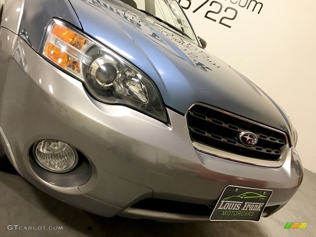 2005 Outback 2.5i Wagon - Atlantic Blue Pearl / Off Black photo #19