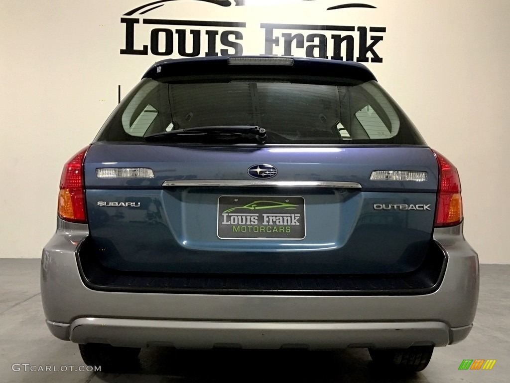 2005 Outback 2.5i Wagon - Atlantic Blue Pearl / Off Black photo #21