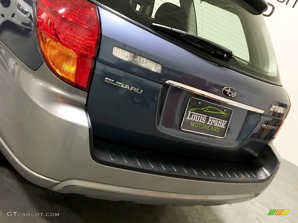 2005 Outback 2.5i Wagon - Atlantic Blue Pearl / Off Black photo #22