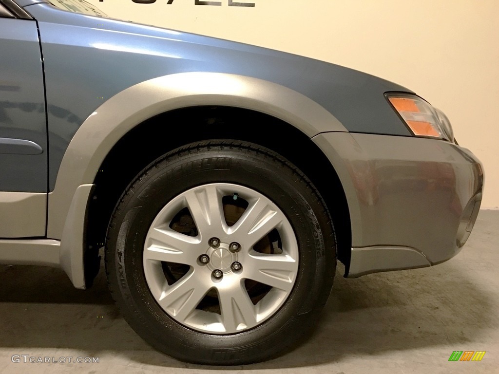2005 Outback 2.5i Wagon - Atlantic Blue Pearl / Off Black photo #24