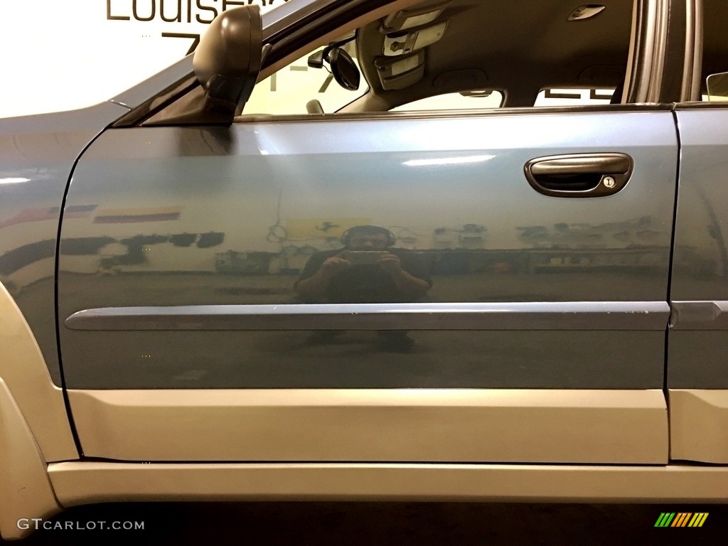 2005 Outback 2.5i Wagon - Atlantic Blue Pearl / Off Black photo #25