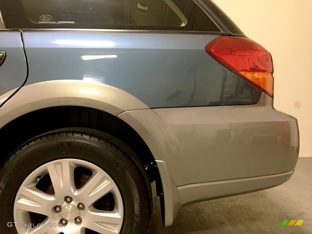 2005 Outback 2.5i Wagon - Atlantic Blue Pearl / Off Black photo #29