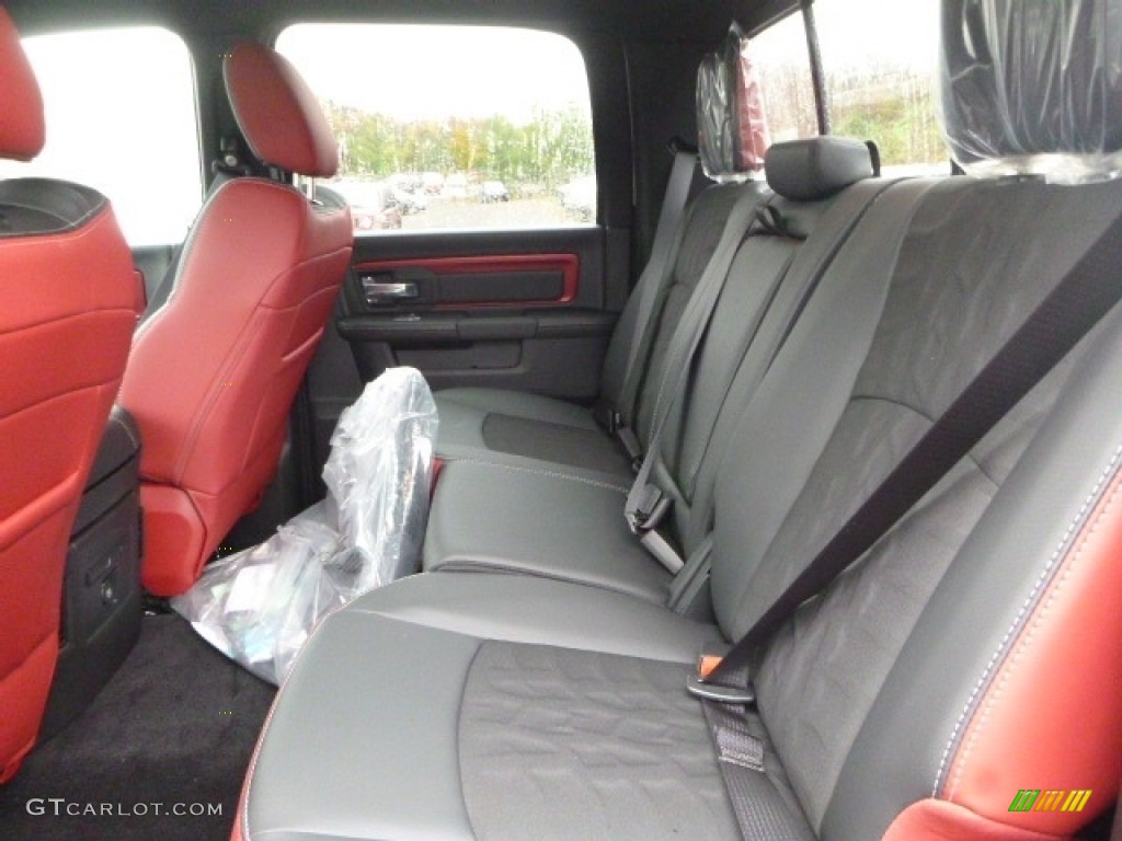 2017 Ram 1500 Rebel Crew Cab 4x4 Rear Seat Photo #116786316