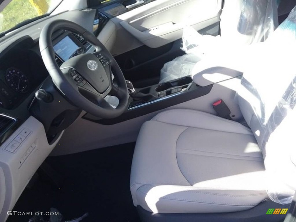 Gray Interior 2017 Hyundai Sonata Limited Photo #116786861