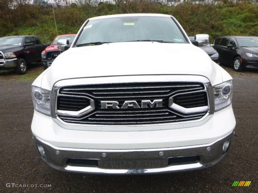 2017 1500 Limited Crew Cab 4x4 - Pearl White / Black photo #12
