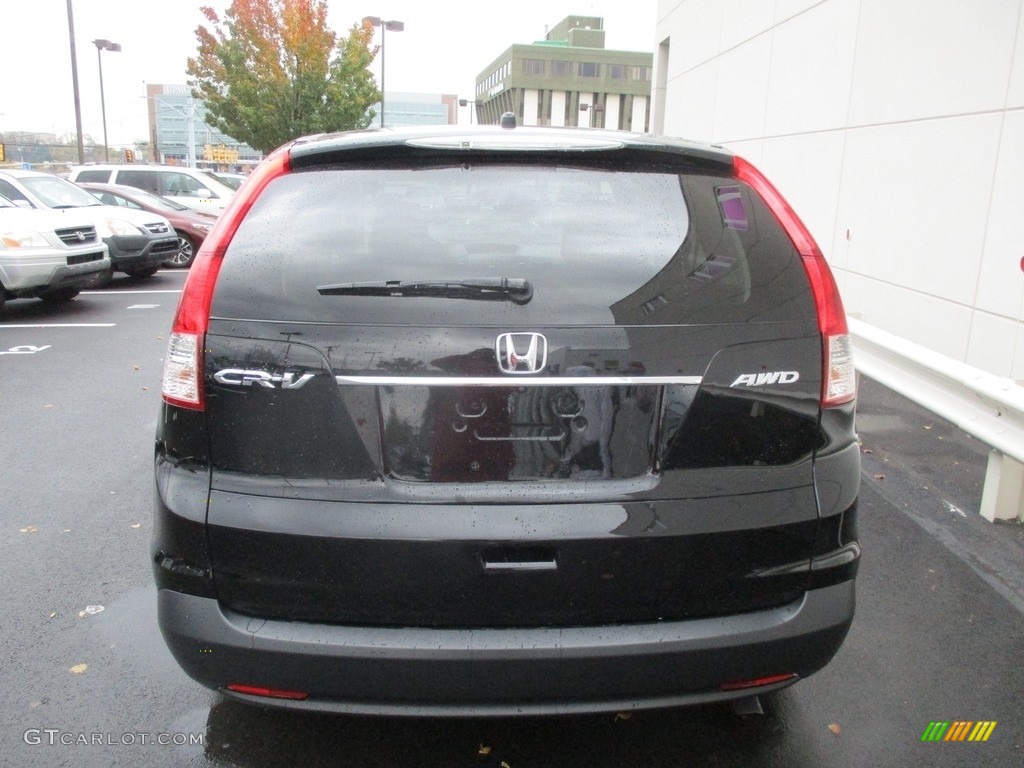 2014 CR-V EX AWD - Crystal Black Pearl / Black photo #5