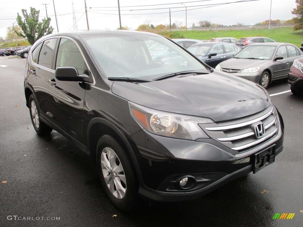 2014 CR-V EX AWD - Crystal Black Pearl / Black photo #7