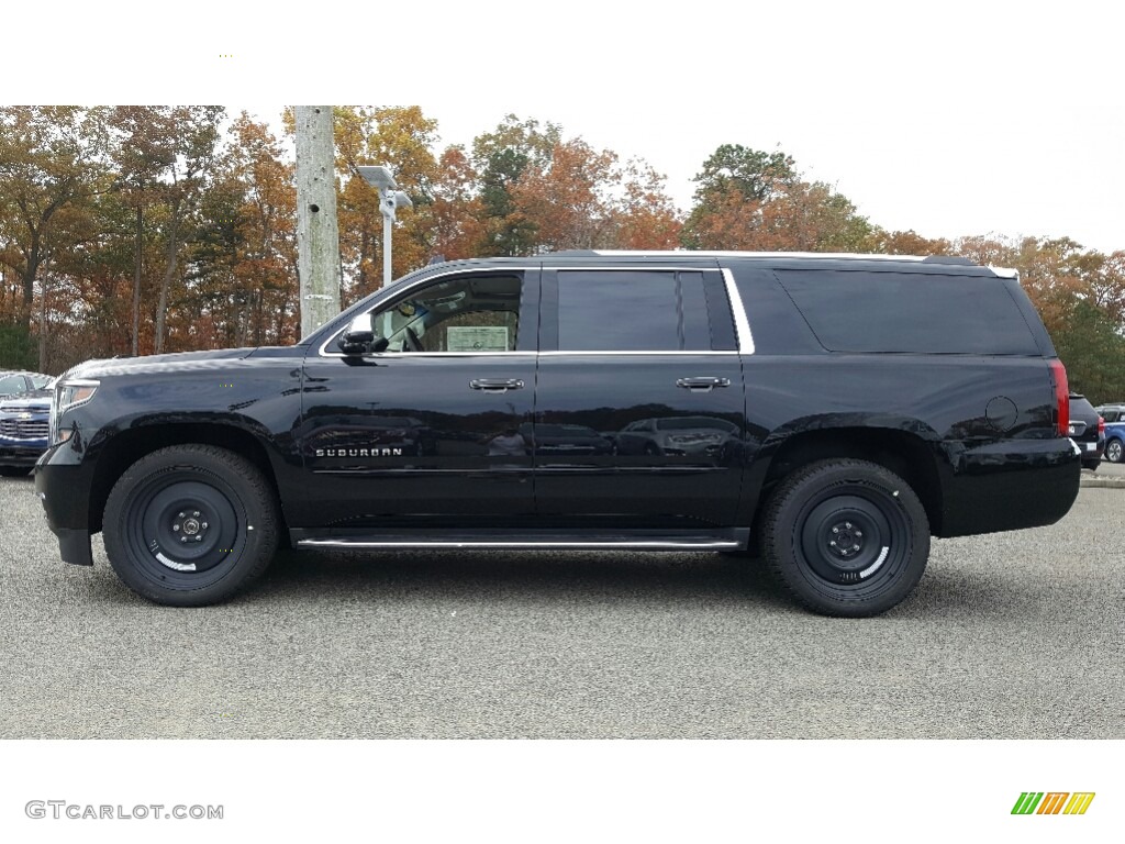 Black 2017 Chevrolet Suburban Premier 4WD Exterior Photo #116787369
