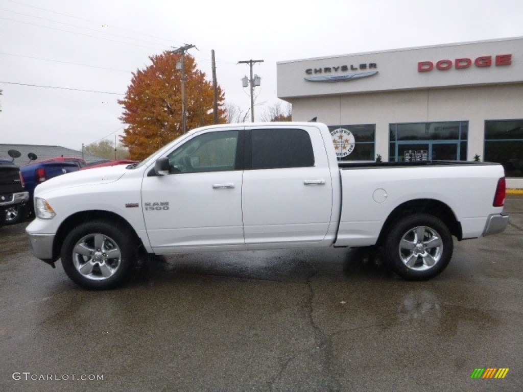 Bright White 2017 Ram 1500 Big Horn Crew Cab 4x4 Exterior Photo #116787528