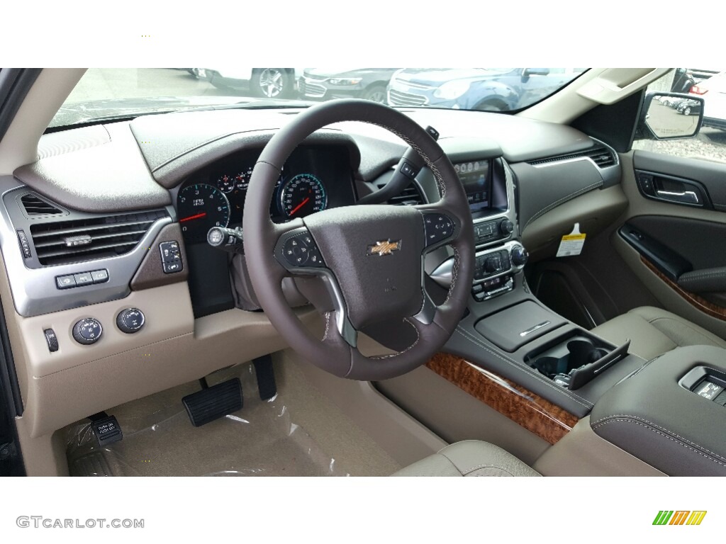 2017 Chevrolet Suburban Premier 4WD Cocoa/Dune Dashboard Photo #116787539