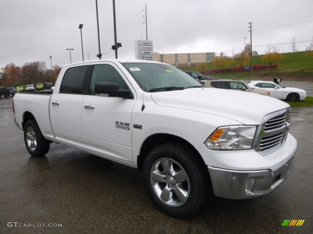 Bright White 2017 Ram 1500 Big Horn Crew Cab 4x4 Exterior Photo #116787678