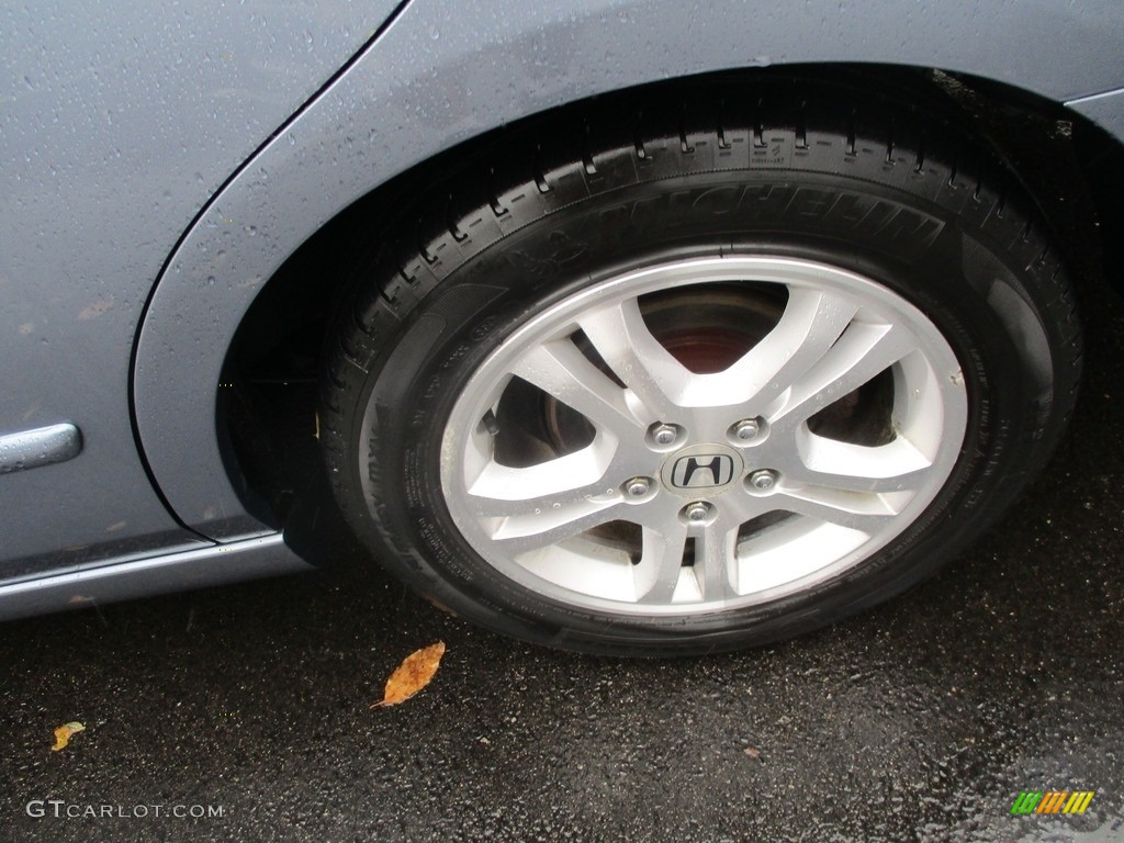 2007 Accord SE Sedan - Cool Blue Metallic / Gray photo #3
