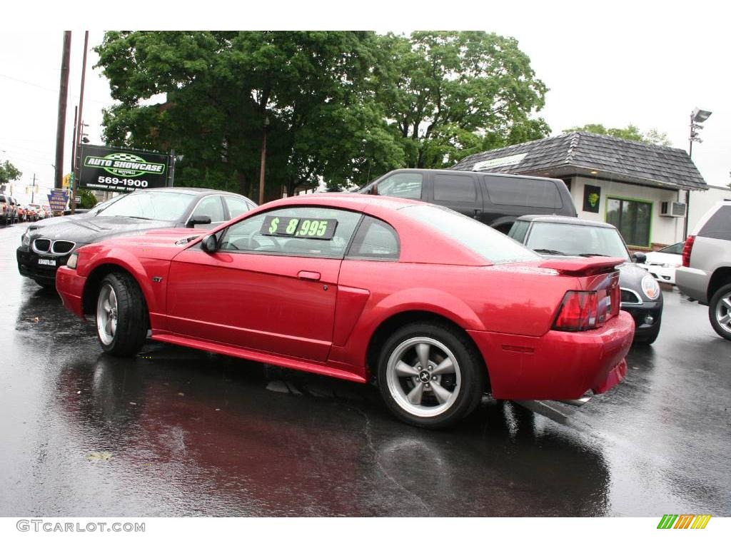 2001 Mustang GT Coupe - Laser Red Metallic / Dark Charcoal photo #5