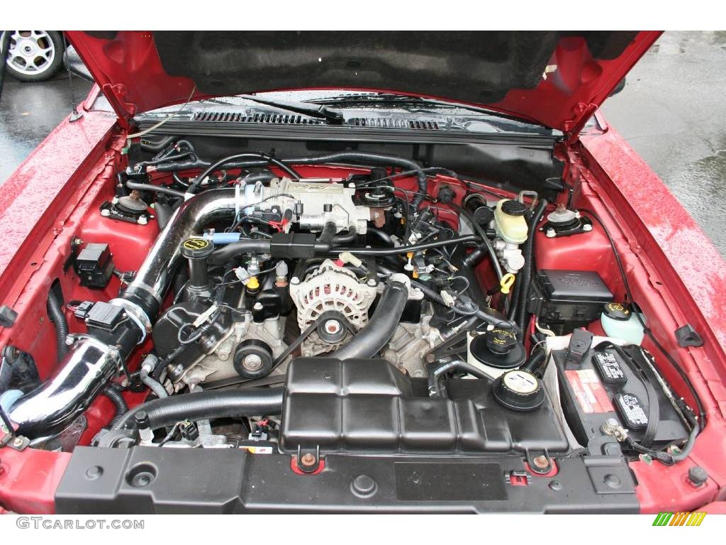 2001 Mustang GT Coupe - Laser Red Metallic / Dark Charcoal photo #9