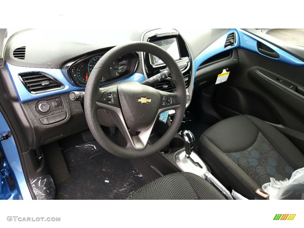 Jet Black Interior 2017 Chevrolet Spark LT Photo #116789589