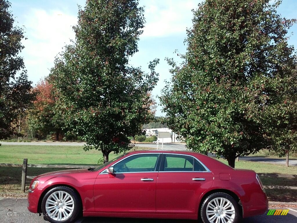 Deep Cherry Red Crystal Pearl Chrysler 300