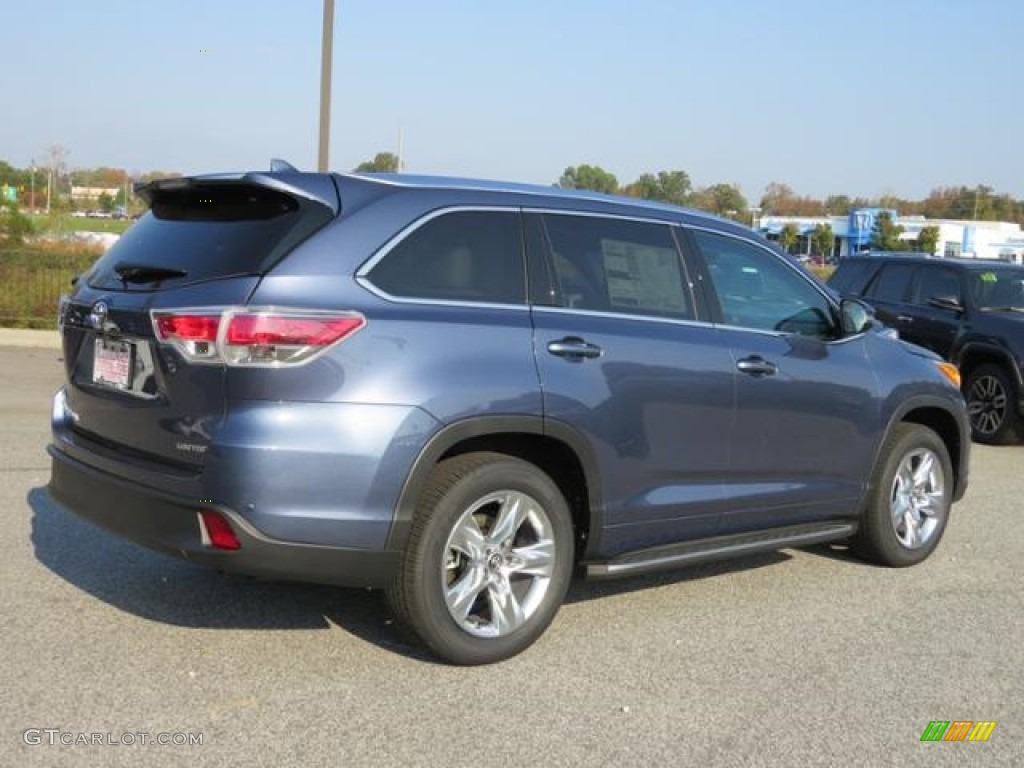 2016 Highlander Limited Platinum - Shoreline Blue Pearl / Ash photo #28