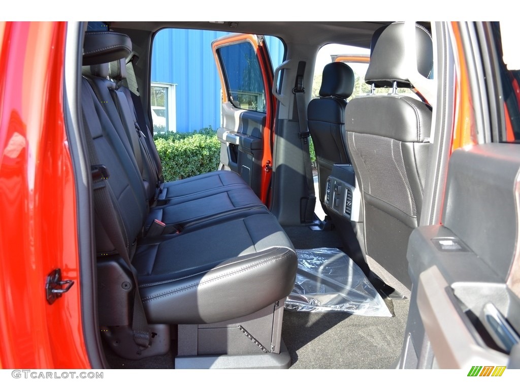 Black Interior 2017 Ford F250 Super Duty Lariat Crew Cab 4x4 Photo #116791542