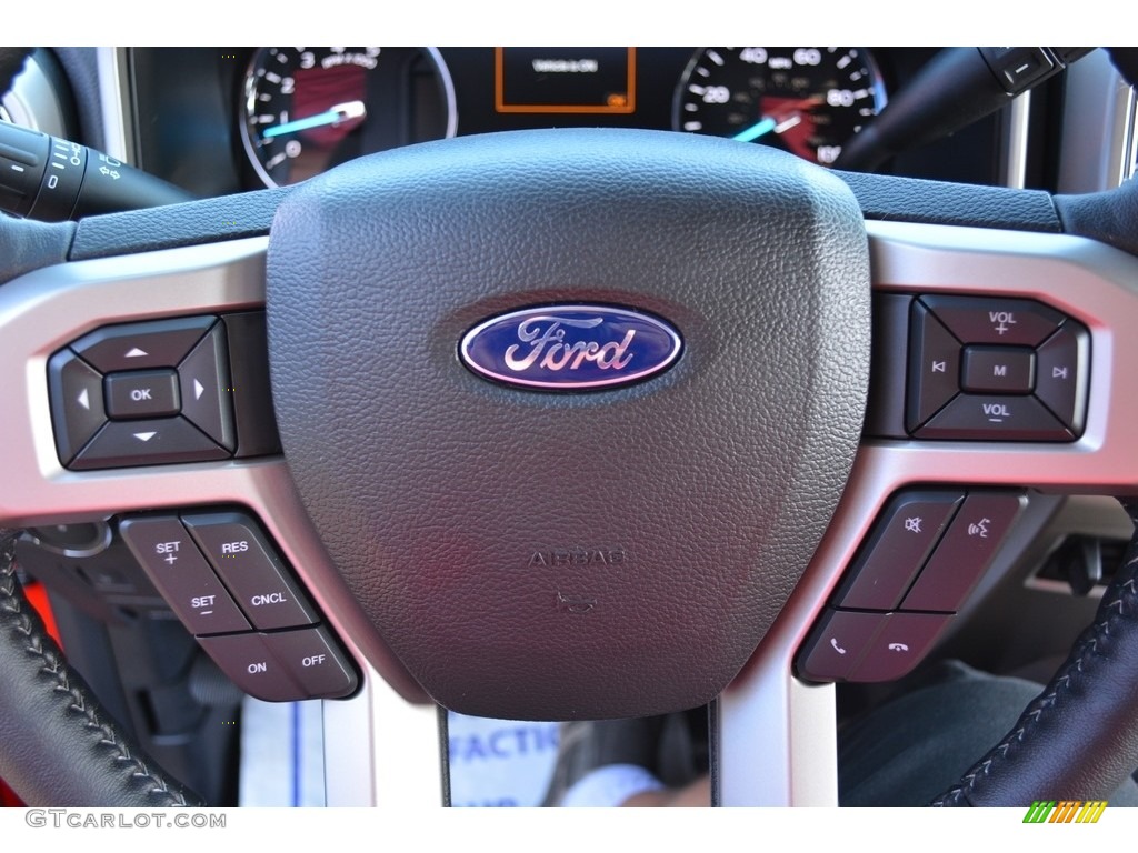 2017 F250 Super Duty Lariat Crew Cab 4x4 - Race Red / Black photo #21
